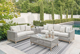 Seton Creek - Gray - 4 Pc. - Lounge Set by Signature Design by Ashley® | Bel Furniture