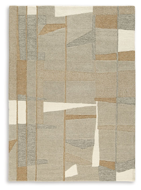Abbotton - Rug Light Brown by Signature Design by Ashley® | Bel Furniture