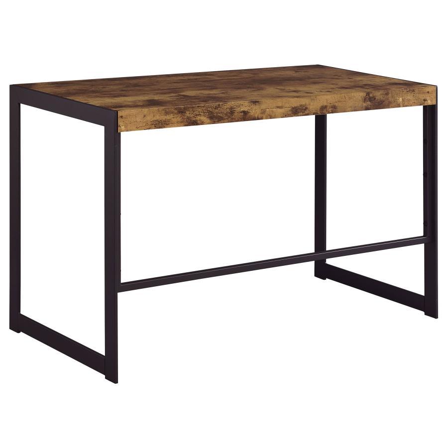 Estrella - Writing Desk - Antique Nutmeg And Gunmetal