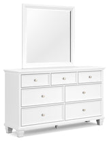 Fortman - White - Dresser And Mirror by Signature Design by Ashley® | Bel Furniture