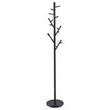 Clover - 18 Hook Freestanding Metal Coat Rack Hat Hanger - Black by CoasterEveryday | Bel Furniture