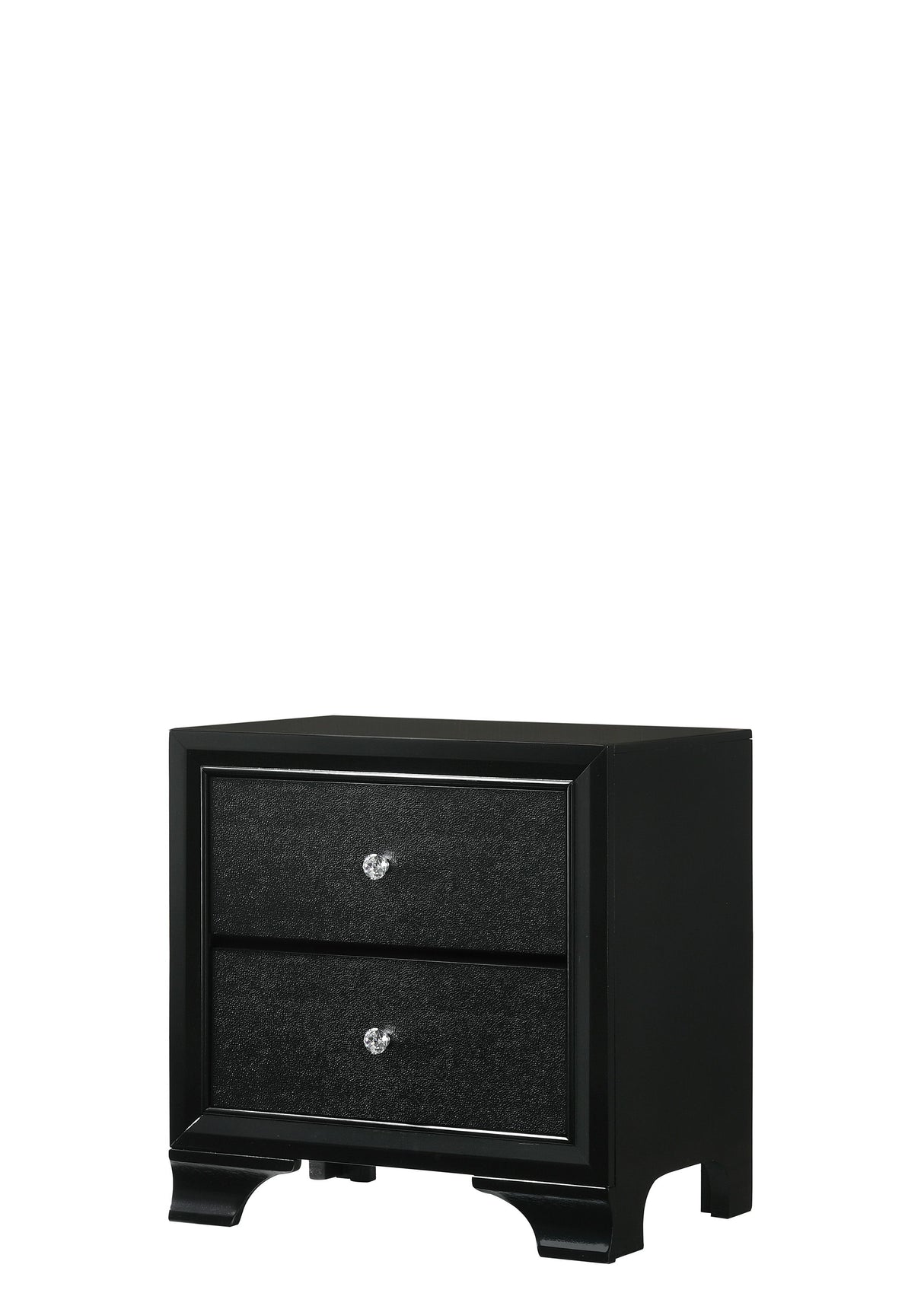 Micah - Nightstand - Black by Crown Mark | Bel Furniture