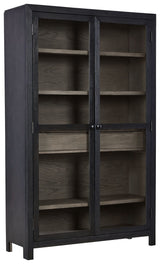 Lenston - Accent Cabinet Dark Gray 2 Doors by Signature Design by Ashley® | Bel Furniture