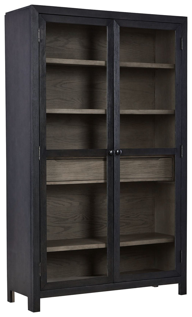 Lenston - Accent Cabinet Dark Gray 2 Doors by Signature Design by Ashley® | Bel Furniture