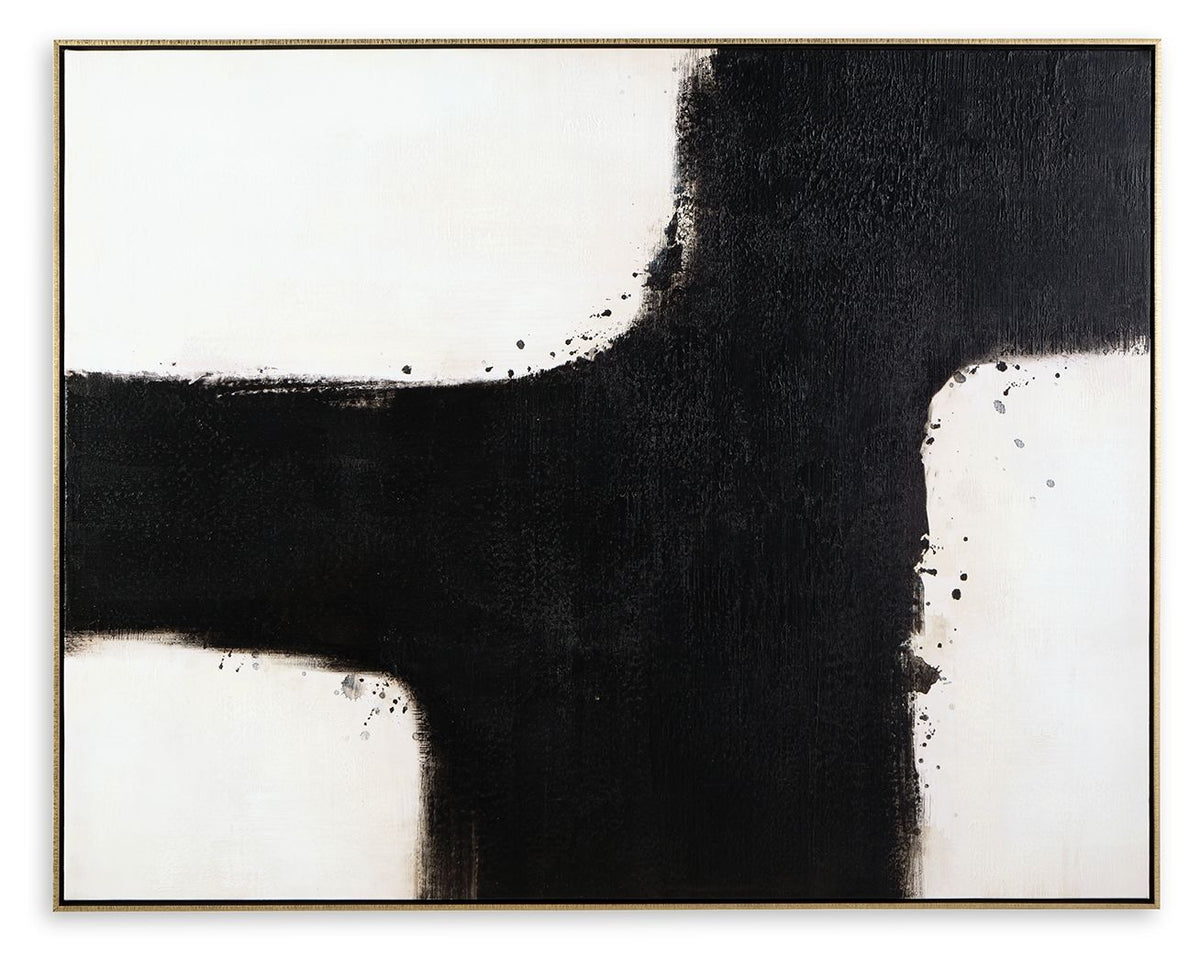 Reighlea - Black / White - Wall Art by Signature Design by Ashley® | Bel Furniture