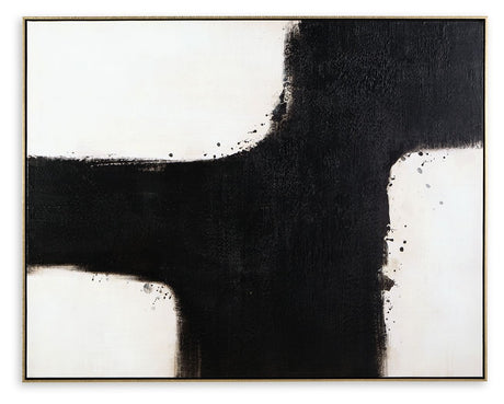 Reighlea - Black / White - Wall Art by Signature Design by Ashley® | Bel Furniture
