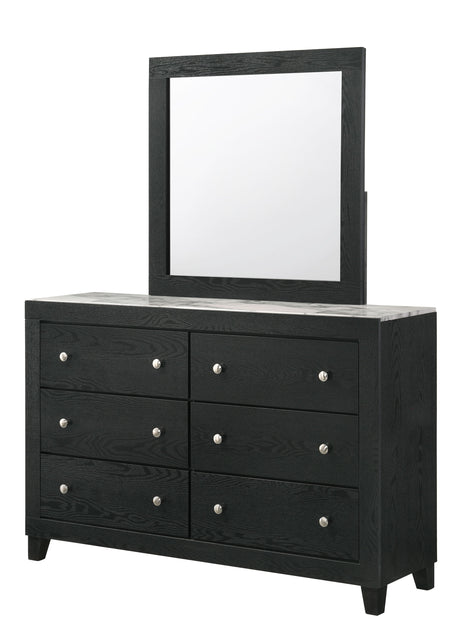 Cadence - Dresser, Mirror Black by Crown Mark | Bel Furniture