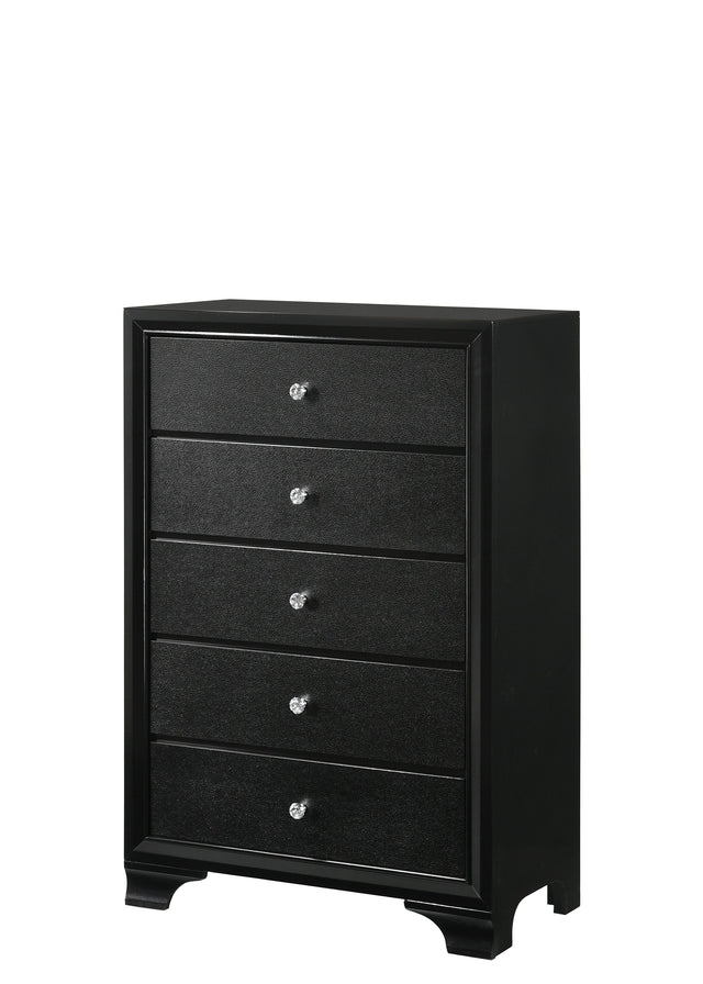 Micah - Chest - Black by Crown Mark | Bel Furniture