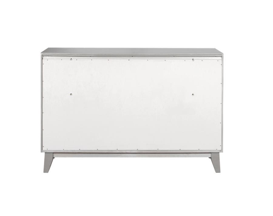 Leighton - 7-Drawer Dresser - Metallic Mercury