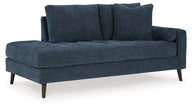 Bixler - RAF Corner Chaise Blue by Signature Design by Ashley® | Bel Furniture