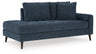 Bixler - RAF Corner Chaise Blue by Signature Design by Ashley® | Bel Furniture