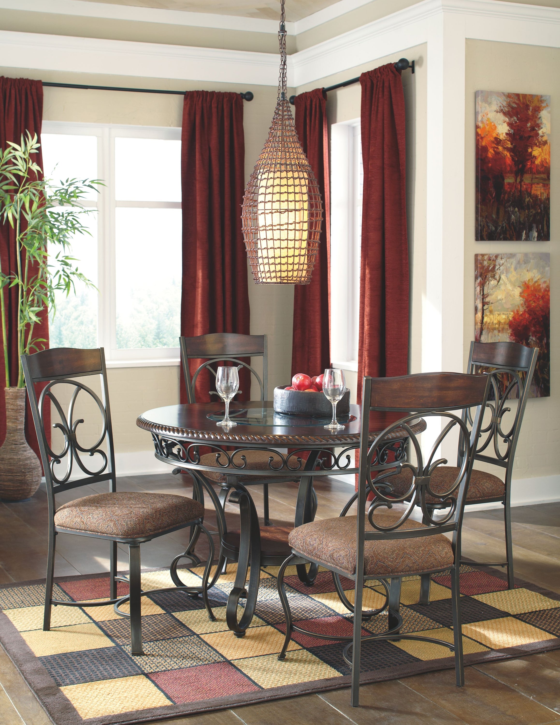 Glambrey - Brown - Dining Uph Side Chair (Set of 4)