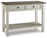 Bolanburg - Sofa Table White 46''W x 22''D x 33''H by Signature Design by Ashley® | Bel Furniture