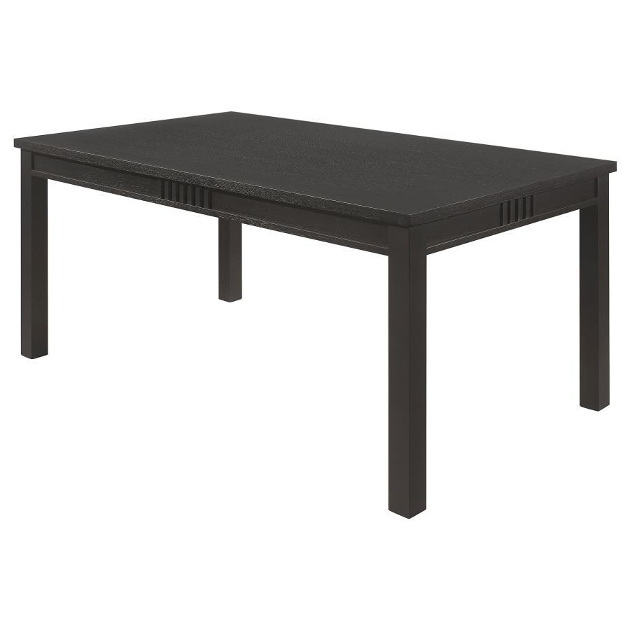 Marbrisa - Rectangular Wood Dining Table - Matte Black