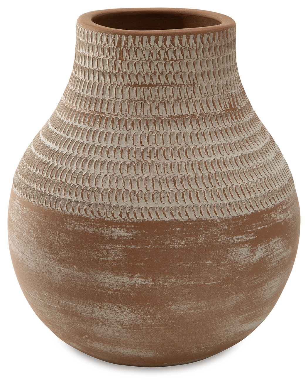 Reclove - Vase Light Brown 9''W x 9''D x 10''H by Signature Design by Ashley® | Bel Furniture