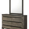 Remington - Dresser & Mirror Dark Brown by Crown Mark | Bel Furniture