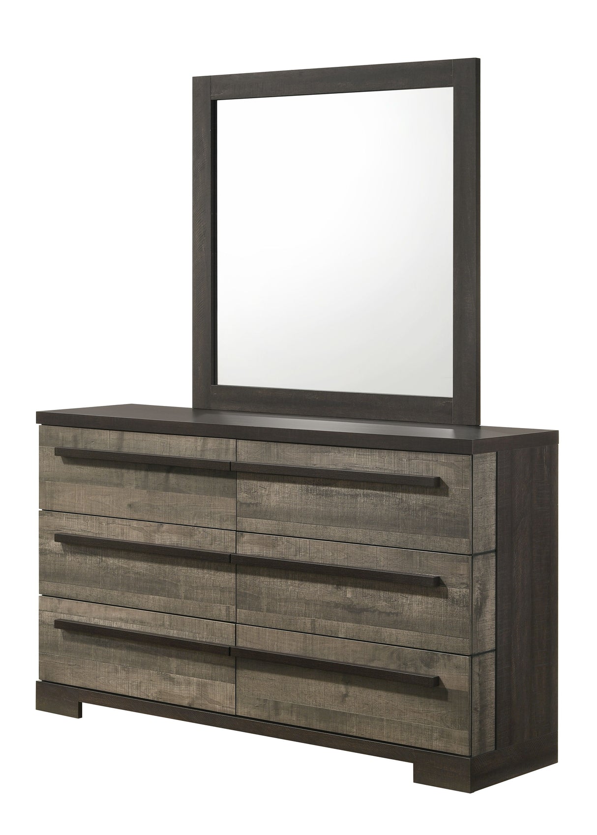 Remington - Dresser & Mirror Dark Brown by Crown Mark | Bel Furniture