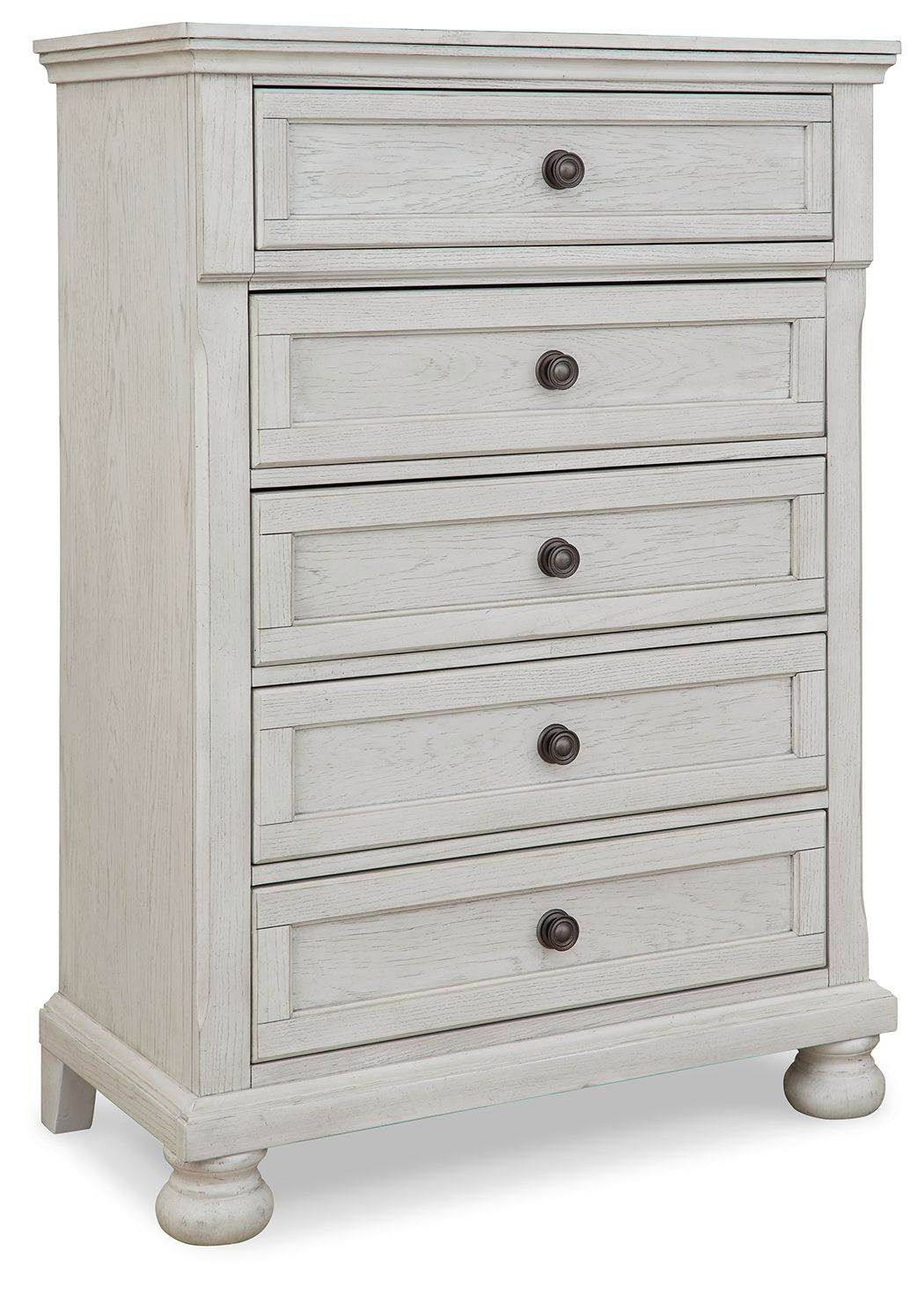 Robbinsdale - Antique White - Five Drawer Chest - Youth by Signature Design by Ashley® | Bel Furniture