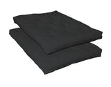 7" Deluxe Futon Pad - Black by CoasterEveryday | Bel Furniture