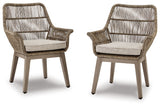 Beach Front - Arm Chair With Cushion Beige 2 Pieces by Signature Design by Ashley® | Bel Furniture