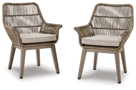 Beach Front - Arm Chair With Cushion Beige 2 Pieces by Signature Design by Ashley® | Bel Furniture