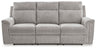Barnsana - Power Reclining Sofa Pearl Silver by Signature Design by Ashley® | Bel Furniture