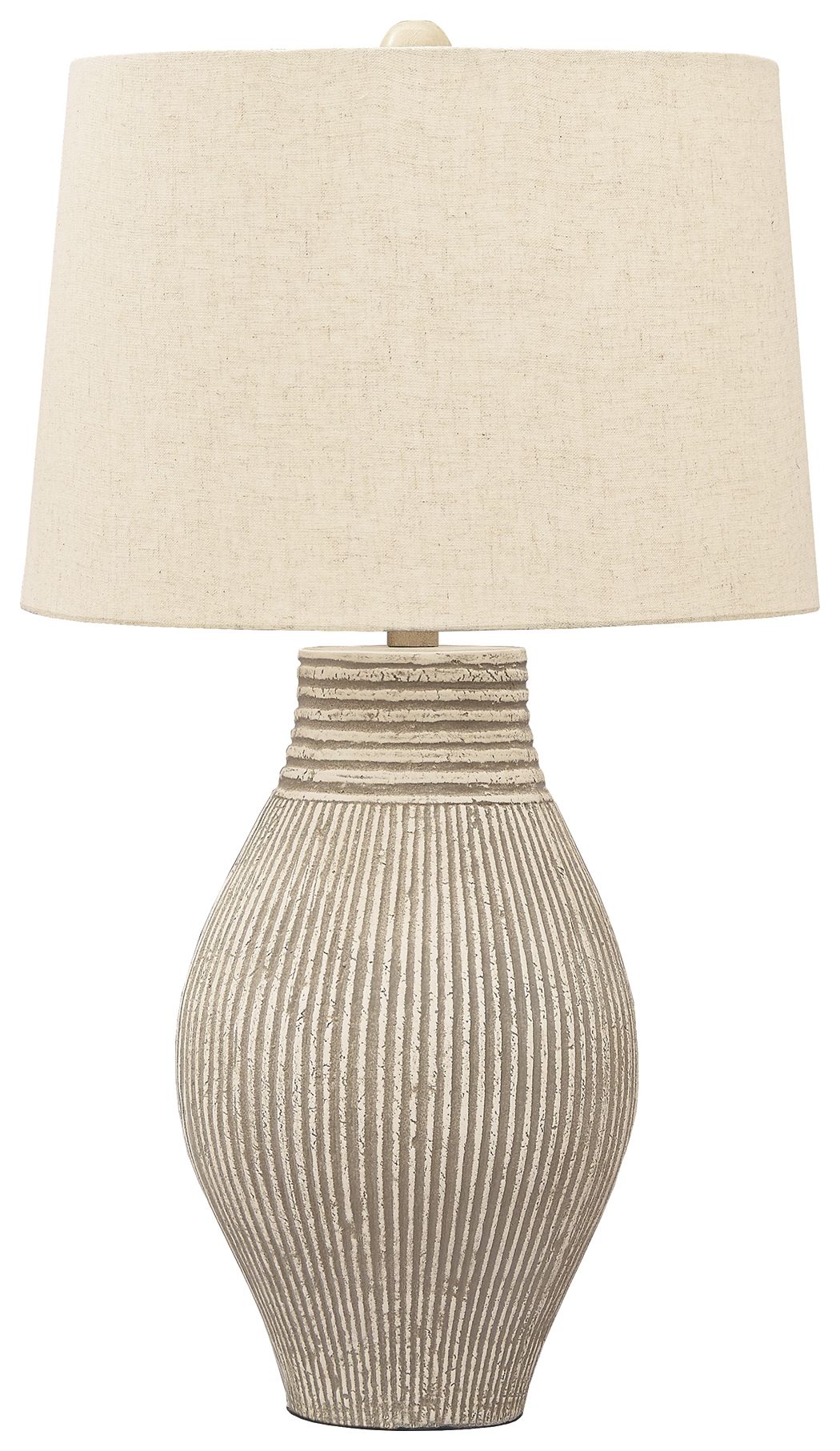 Layal - Beige - Paper Table Lamp by Signature Design by Ashley® | Bel Furniture