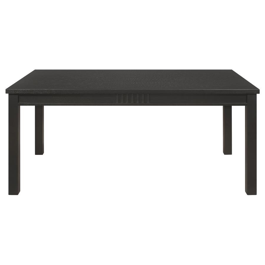 Marbrisa - Rectangular Wood Dining Table - Matte Black