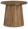 Ceilby - Accent Table Light Brown 20''W x 20''D x 18''H by Signature Design by Ashley® | Bel Furniture