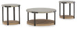 Darthurst - Light Brown - Occasional Table Set (Set of 3) by Signature Design by Ashley® | Bel Furniture
