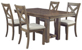 Moriville - Grayish Brown - Rectangular Dining Room Extension Table by Signature Design by Ashley® | Bel Furniture