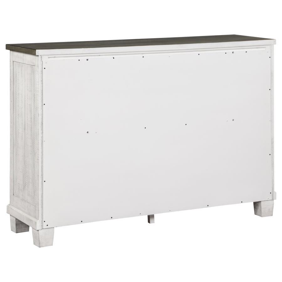 Lilith - 7-Drawer Dresser - Distressed White