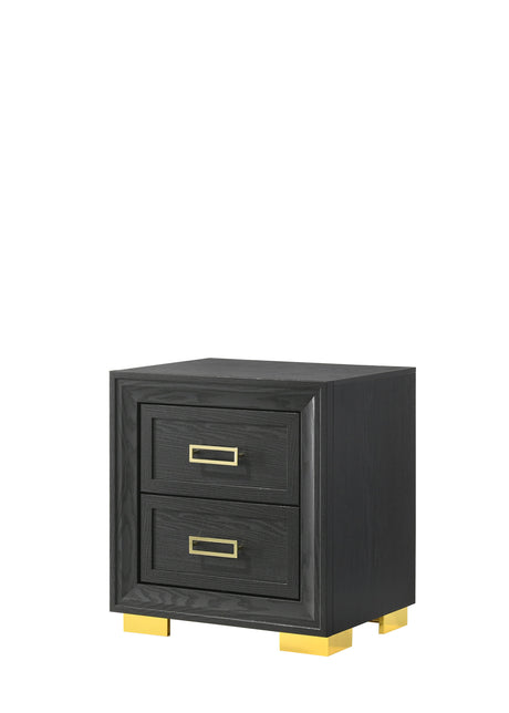 Pepe - Nightstand - Black by Crown Mark | Bel Furniture