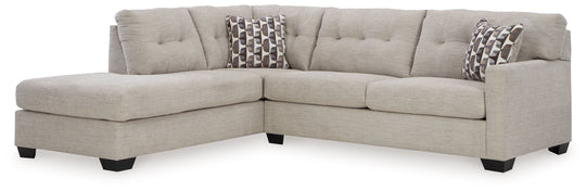 Mahoney - Sectional Pearl Silver by Signature Design by Ashley® | Bel Furniture