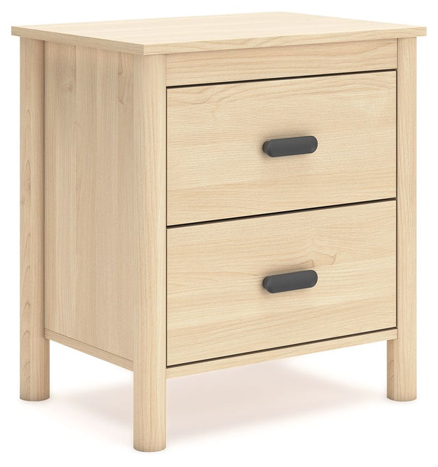 Cabinella - Tan - Two Drawer Night Stand by Signature Design by Ashley® | Bel Furniture