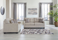 Mahoney - Living Room Set Pearl Silver 2 Pc. Sofa, Loveseat by Signature Design by Ashley® | Bel Furniture