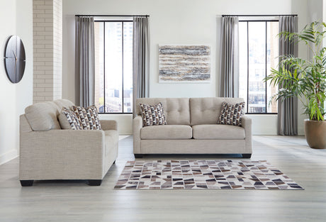 Mahoney - Living Room Set Pearl Silver 2 Pc. Sofa, Loveseat by Signature Design by Ashley® | Bel Furniture