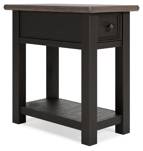 Tyler Creek - Black / Gray - Chair Side End Table by Signature Design by Ashley® | Bel Furniture