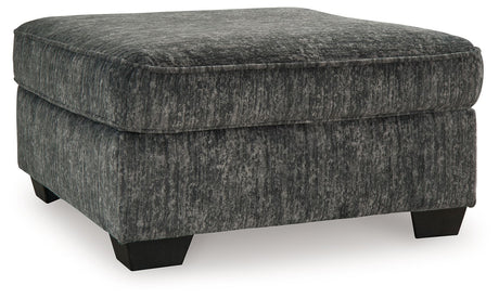 Lonoke - Oversized Accent Ottoman Dark Gray by Signature Design by Ashley® | Bel Furniture