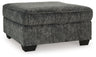 Lonoke - Oversized Accent Ottoman Dark Gray by Signature Design by Ashley® | Bel Furniture