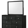 Micah - Dresser, Mirror Black by Crown Mark | Bel Furniture