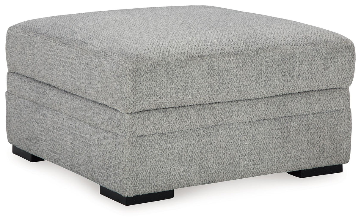Casselbury - Cement - Ottoman With Storage by Signature Design by Ashley® | Bel Furniture