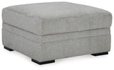 Casselbury - Cement - Ottoman With Storage by Signature Design by Ashley® | Bel Furniture