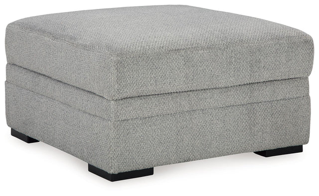 Casselbury - Cement - Ottoman With Storage by Signature Design by Ashley® | Bel Furniture