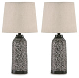 Lanson - Antique Bronze Finish - Metal Table Lamp (Set of 2) by Signature Design by Ashley® | Bel Furniture