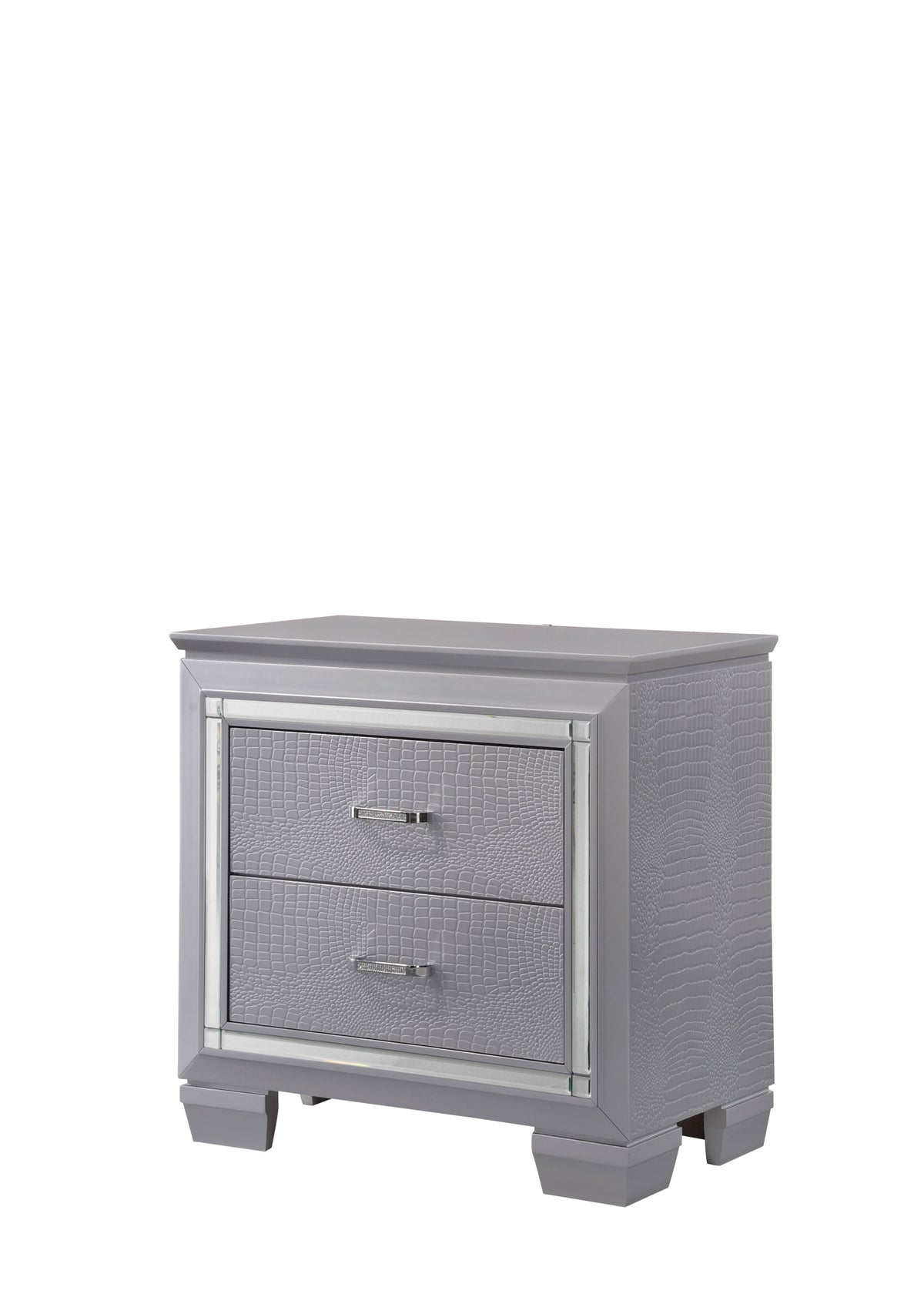 Lillian - Nightstand - Gray by Crown Mark | Bel Furniture