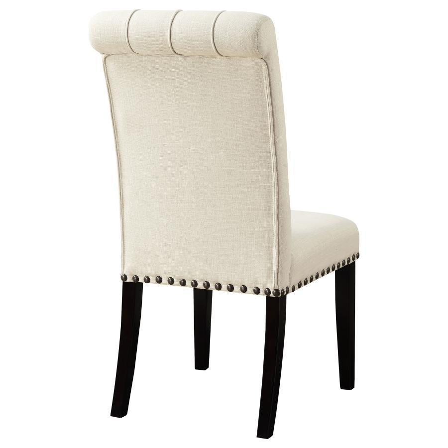 Alana - Tufted Back Upholstered Side Chairs (Set of 2) - Beige