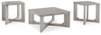 Garnilly - Whitewash - Occasional Table Set (Set of 3) by Signature Design by Ashley® | Bel Furniture