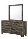 Atticus - Dresser, Mirror Dark Brown by Crown Mark | Bel Furniture
