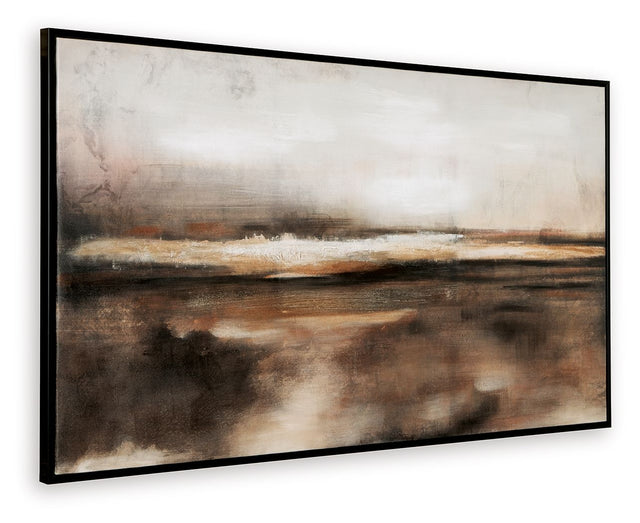 Drewland - Black / Brown / Orange - Wall Art by Signature Design by Ashley® | Bel Furniture